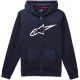 ALPINESTARS AGELESS ZIP HOODIE V3 NAVY/WHITE   XL