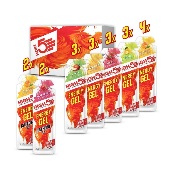 High 5 Energy Gel  Mixed Pack / 20 x 40g Gels