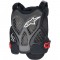 ALPINESTARS A-6 CHEST PROTECTOR BLACK ANTHRACITE RED XS/S