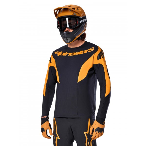 ALPINESTARS A-SUPRA RACE LS JERSEY BLACK       L