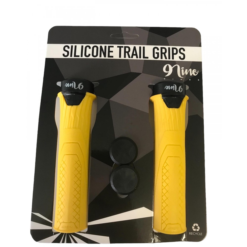 9Nine Silicone Lock on Grip-Yellow