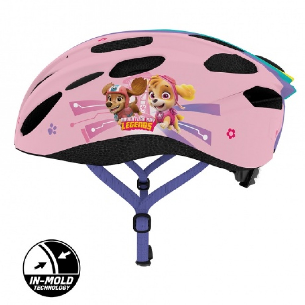 Kids IN MOLD BIKE HELMET PAW PATROL GIRLS 52-56CM