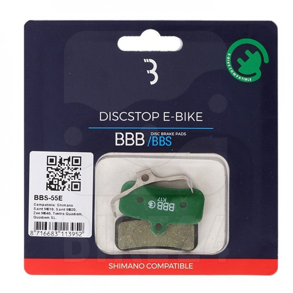 BBB BBS-55E DiscStop E-Bike  Disc pads Shimano Saint