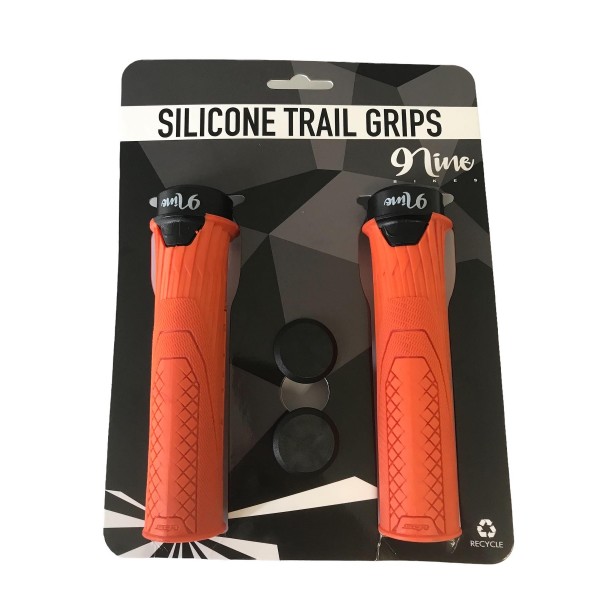 9Nine Silicone Lock on Grip-Orange