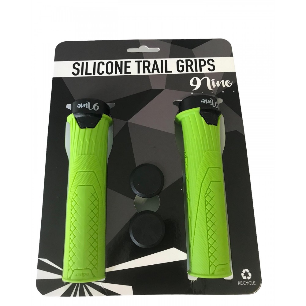 9Nine Silicone Lock on Grip-Green