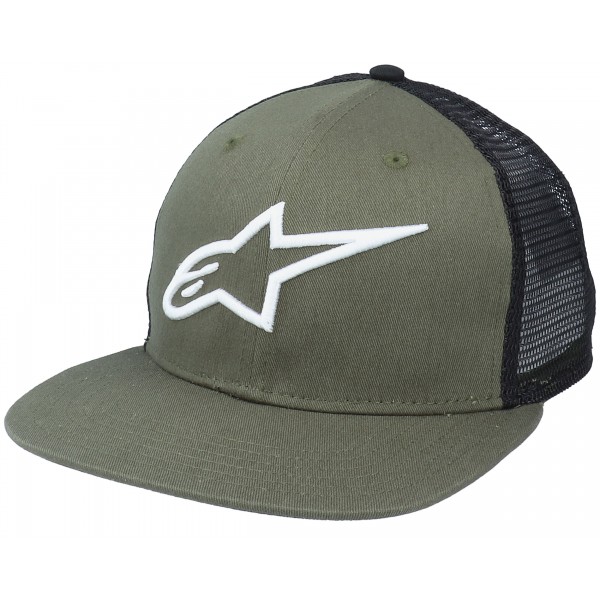 ALPINESTARS CORP TRUCKER CAP MILITARY/BLACK      TU