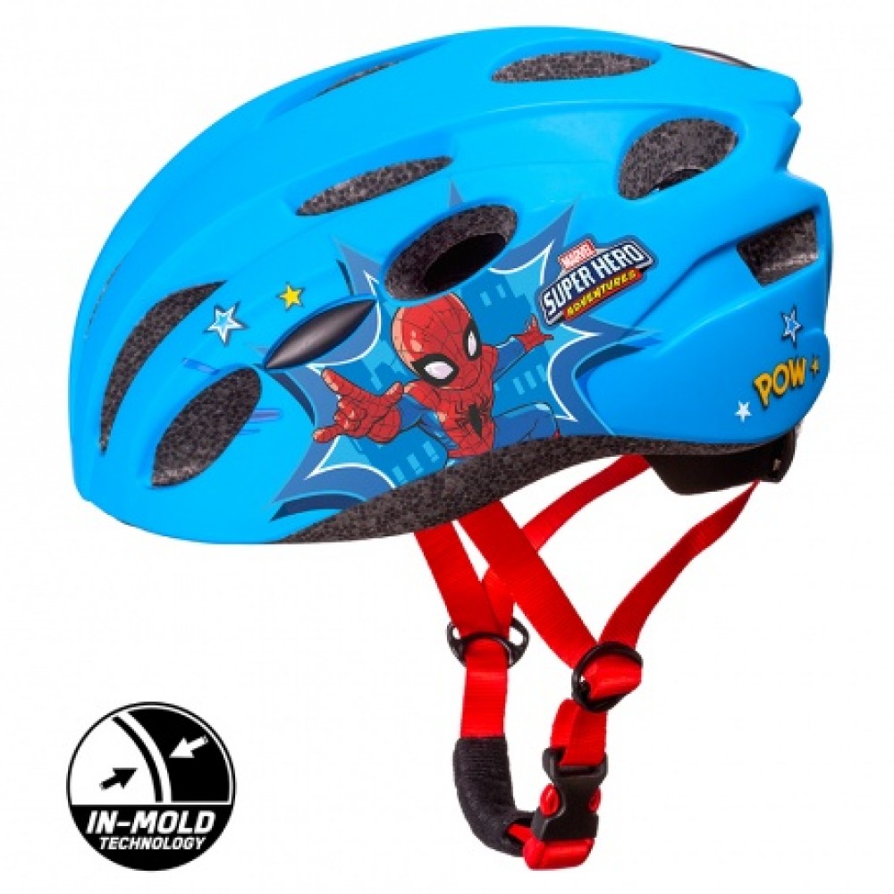  Kids IN MOLD BIKE HELMET SPIDERMAN 52-56CM