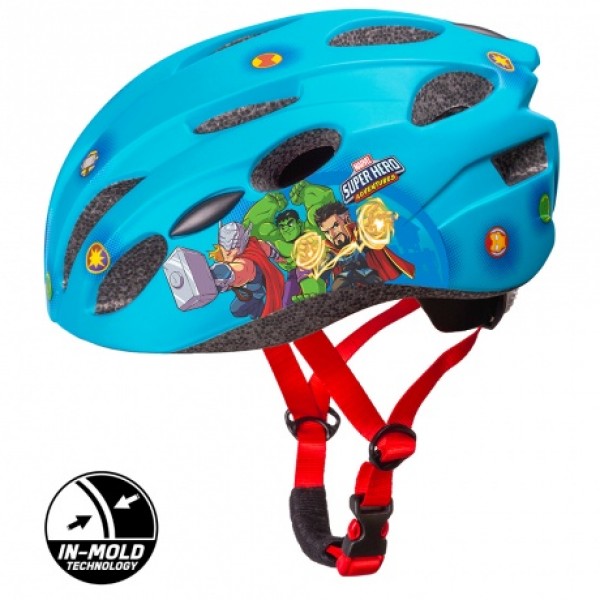  Kids IN-MOLD BIKE HELMET AVENGERS-BOYS 52-56CM