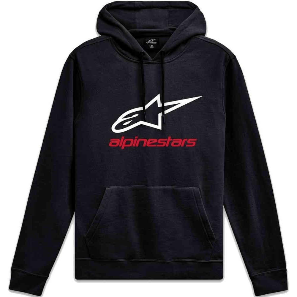 ALPINESTARS ALWAYS HOODIE BLACK WHITE RED S