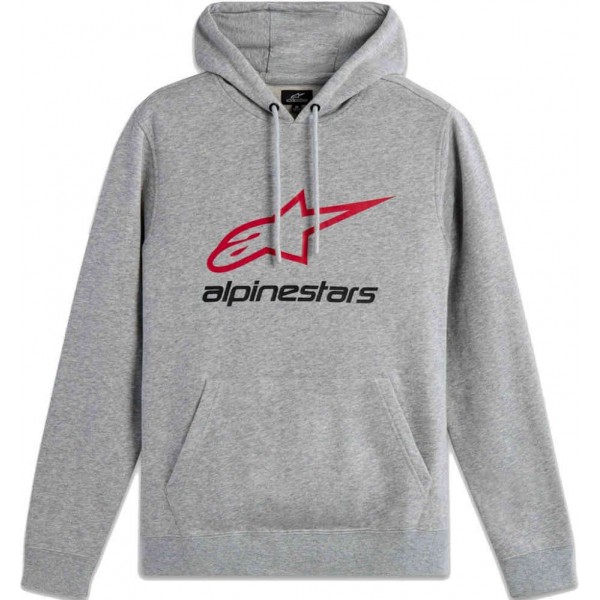ALPINESTARS ALWAYS HOODIE V3 HEATHER/RED/BLK M