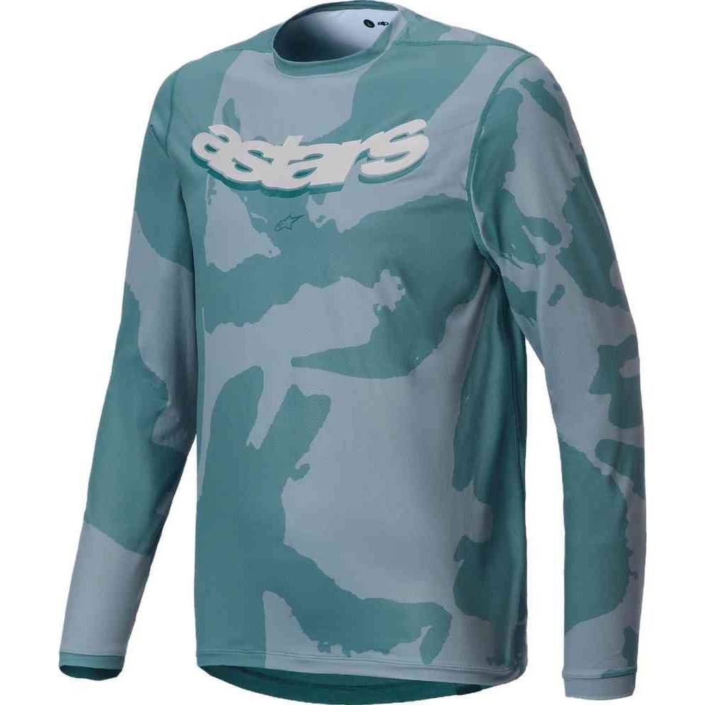 ALPINESTARS YOUTH A-DURA HOLLOW CAMO LS JERSEY BLACK  XL