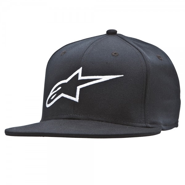 ALPINESTARS AGELESS FLAT HAT BLACK/WHITE L/XL