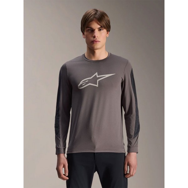 ALPINESTARS A-DURA INSET ASTAR LS JERSEY DARK GRAY XL