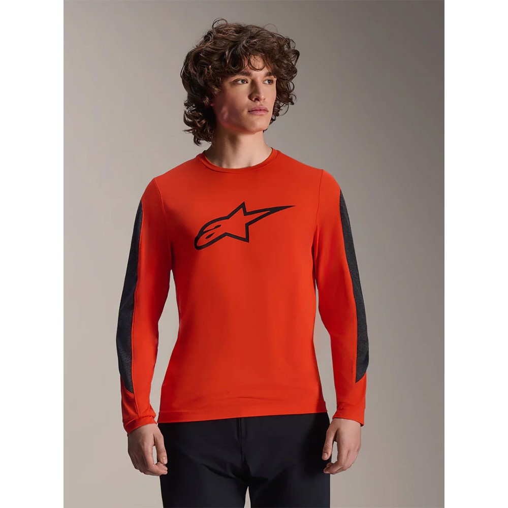 ALPINESTARS A-DURA INSET ASTAR LS JERSEY SPICE ORANGE XL