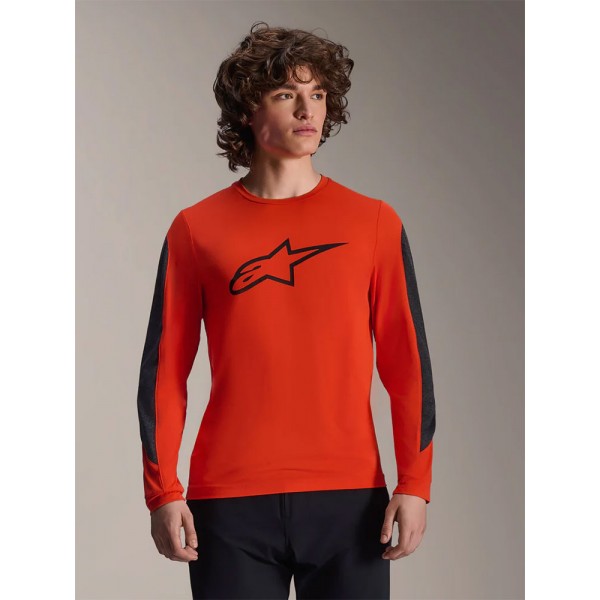 ALPINESTARS A-DURA INSET ASTAR LS JERSEY SPICE ORANGE L