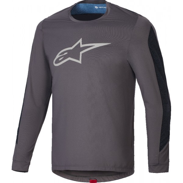 ALPINESTARS A-DURA INSET ASTAR LS JERSEY DARK GRAY L