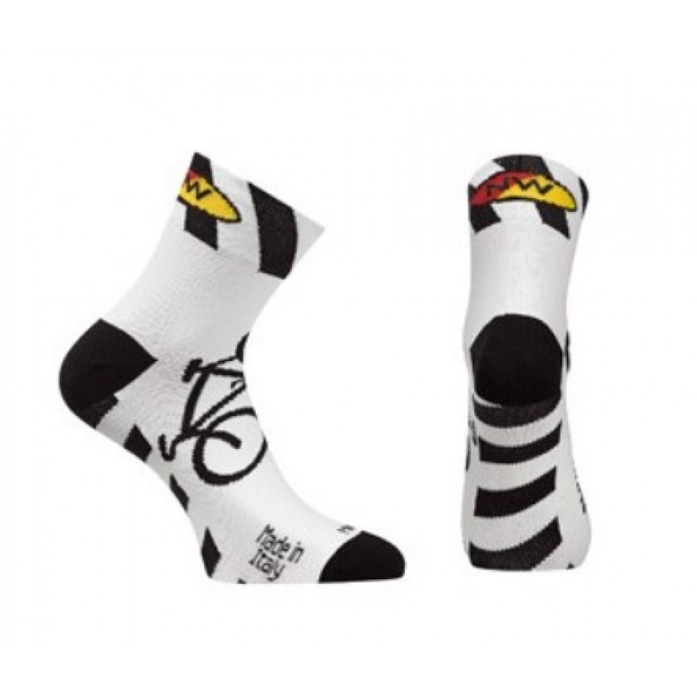 Northwave Bikeman Socks Blk/Wht S