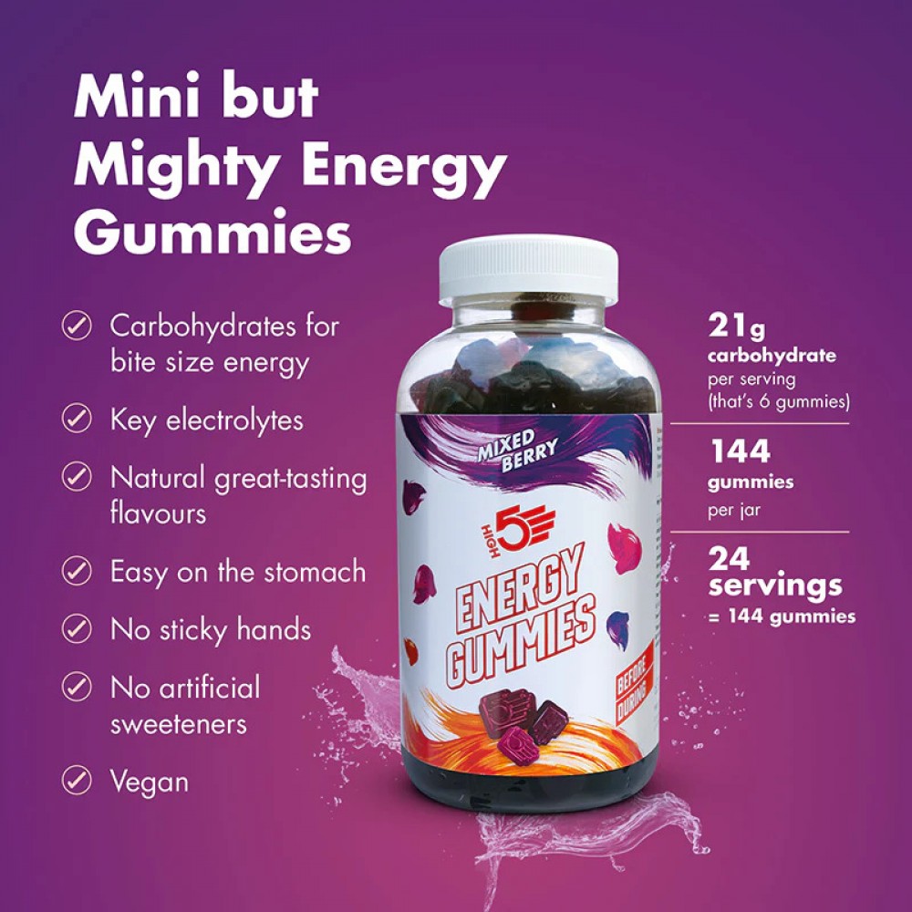 High 5 Energy Gummies - Berry Bulk 633g