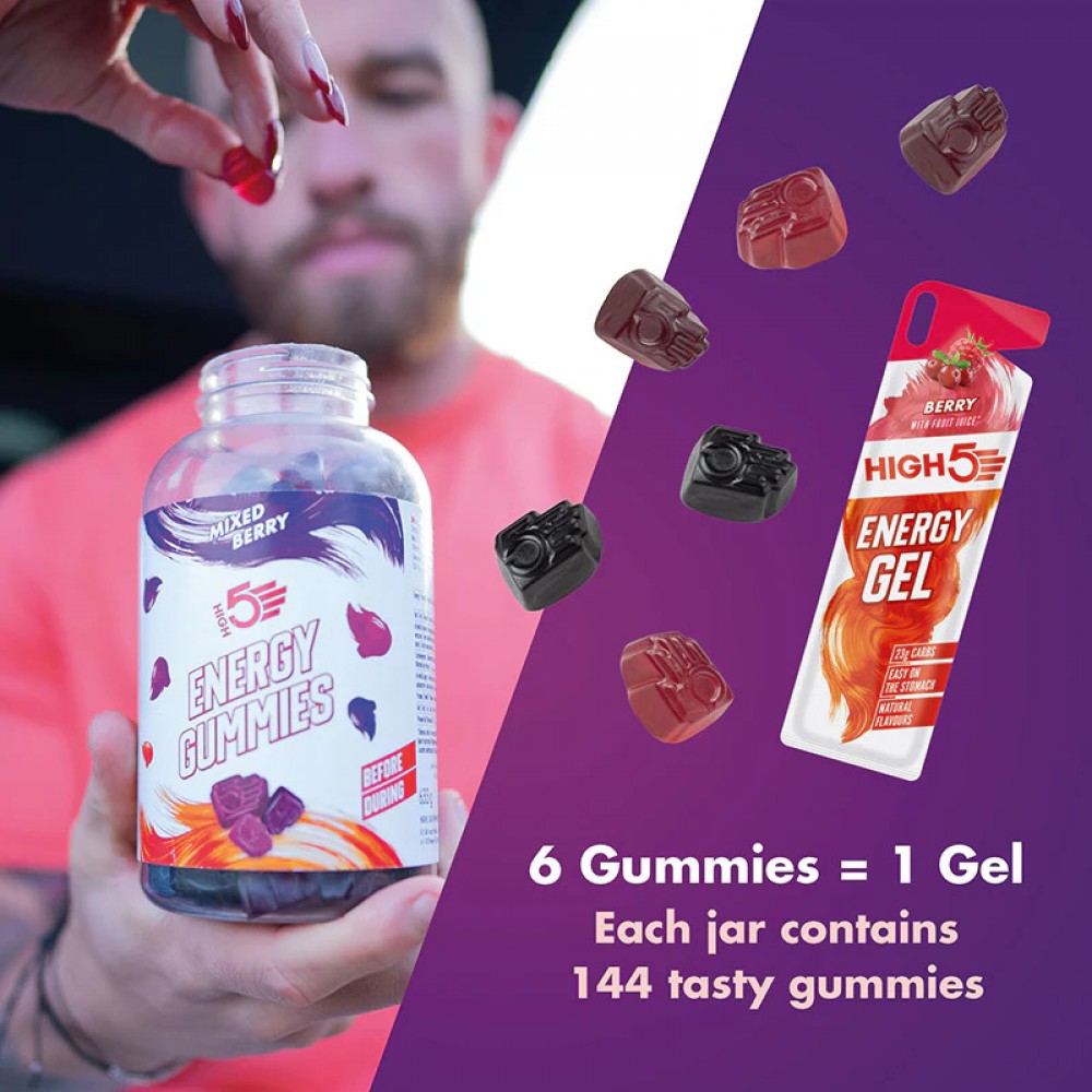 High 5 Energy Gummies - Berry Bulk 633g