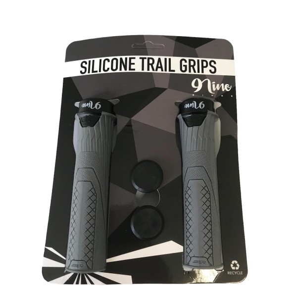 9Nine Silicone Lock on Grip-Grey