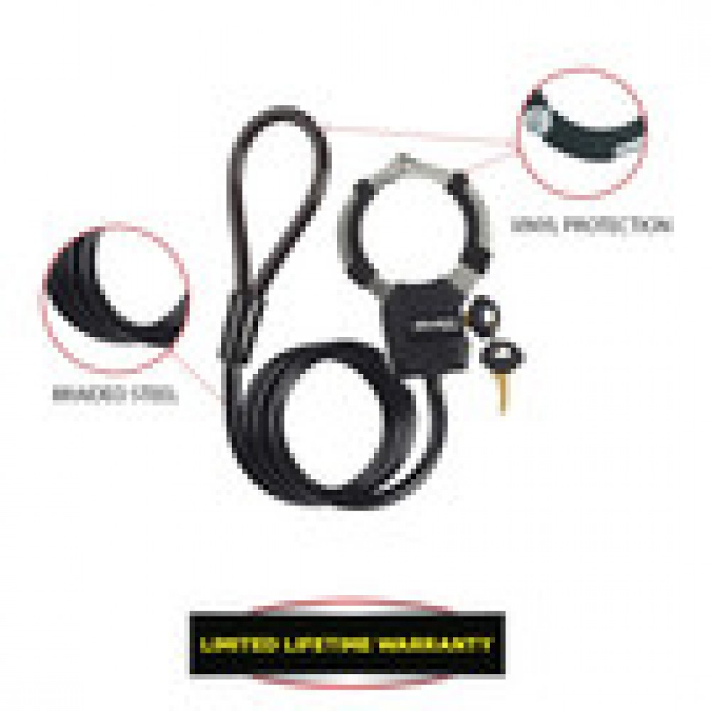 Master Lock 8275 Cable 1mx8mm with Streetcuff