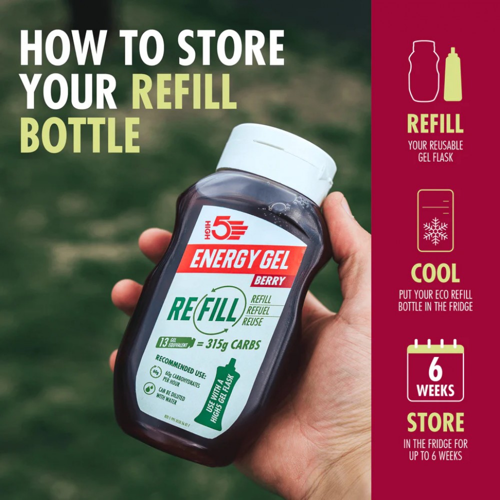 High 5 Energy Gel - Berry Refill 550g