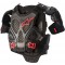 ALPINESTARS A-6 CHEST PROTECTOR BLACK ANTHRACITE RED M/L