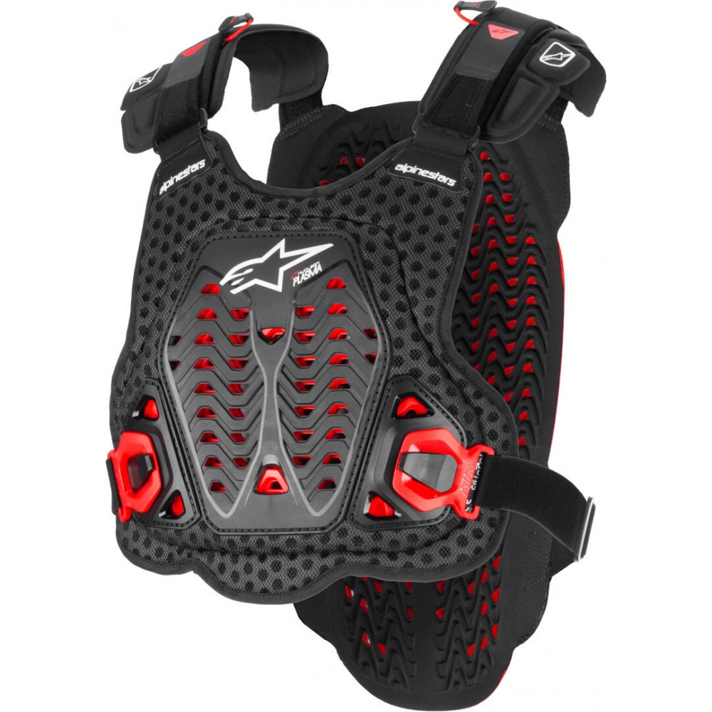 ALPINESTARS A-5 PLASMA CHEST PROTECTOR BLK ANTH/RED XL-XXL