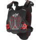 ALPINESTARS A-5 PLASMA CHEST PROTECTOR BLK ANTH/RED XL-XXL