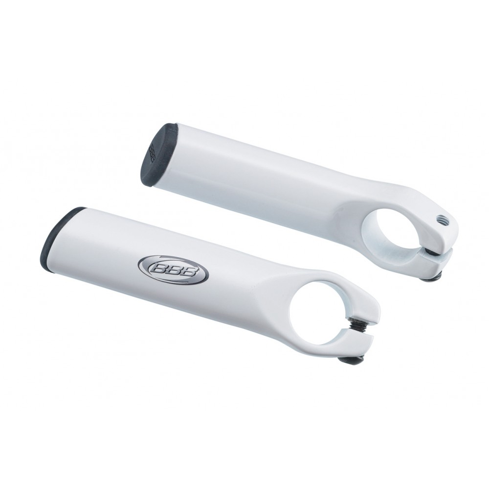 BBB BBE-17 LightStraight Bar Ends White