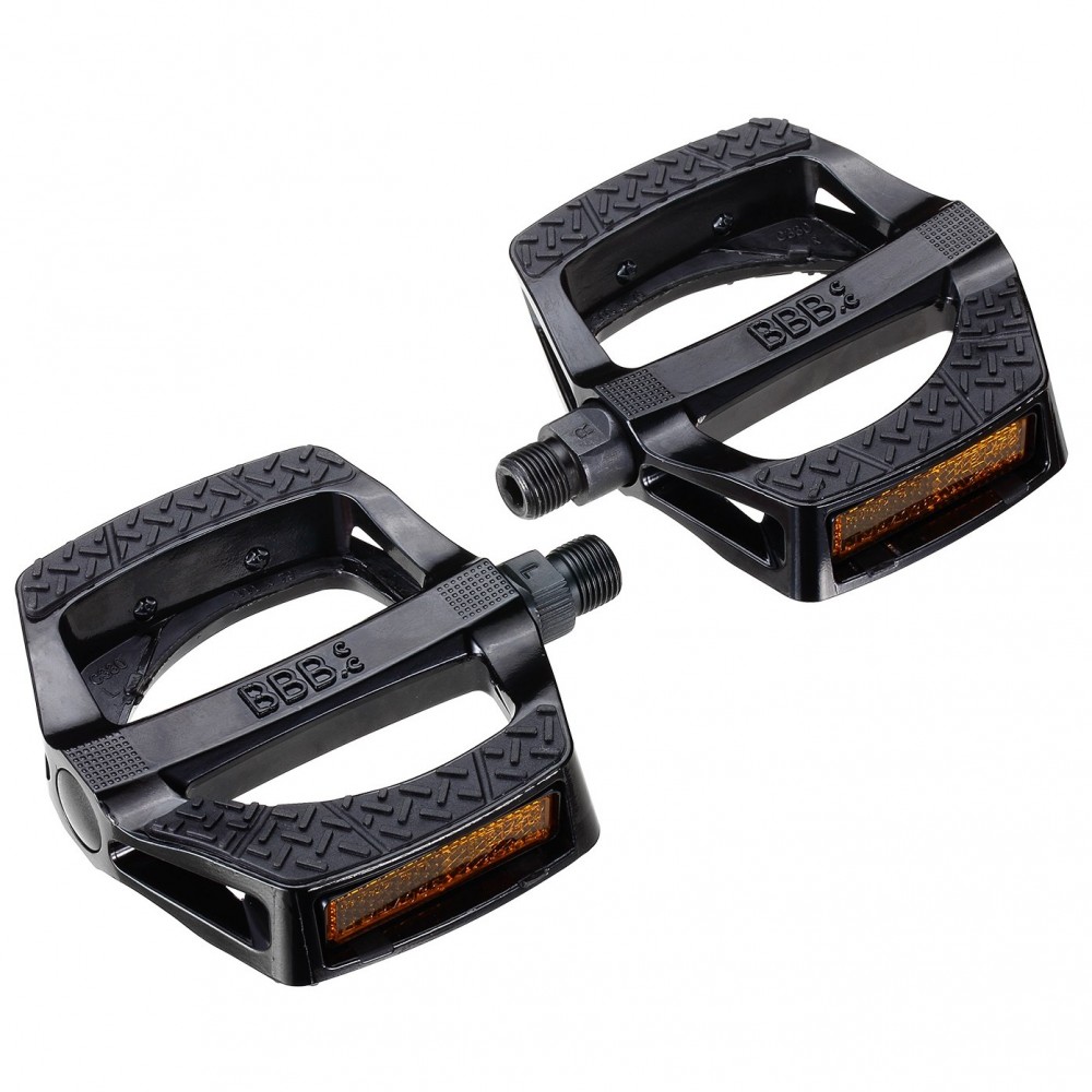 BBB BPD-46 ErgoRide Flat Pedals Black