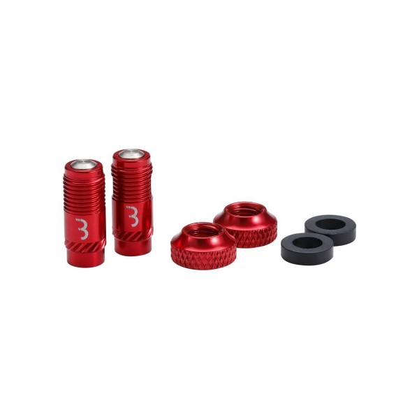 BBB BTI-165 Valve caps CoreCap RED 2 pcs