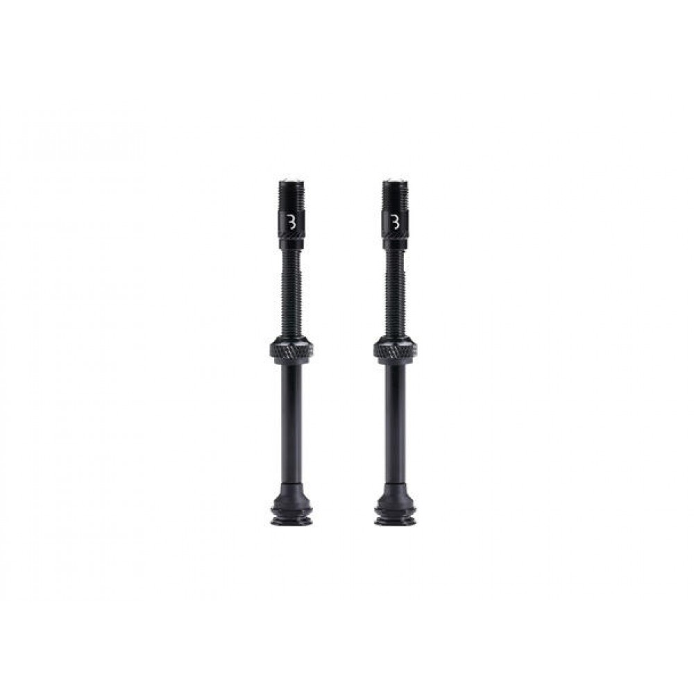 BBB BTI-166 Tubeless valves AL Valve CoreCap Black 2 pcs