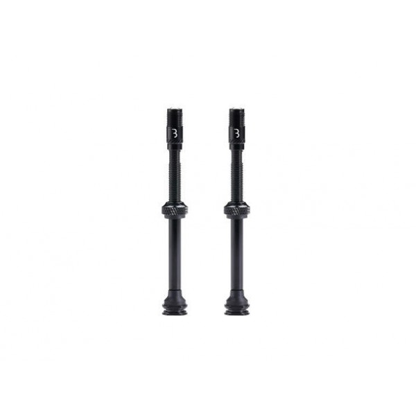 BBB BTI-166 Tubeless valves AL Valve CoreCap Black 2 pcs