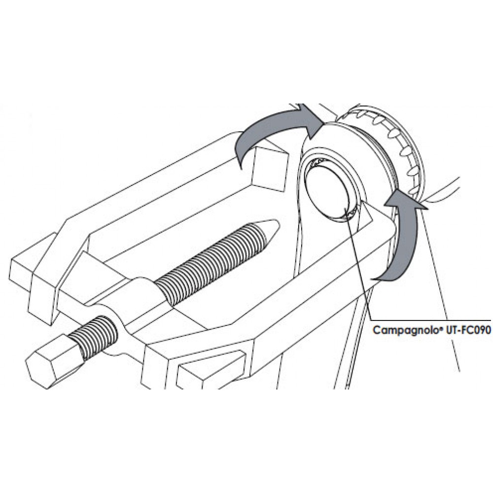 Campag PT insert Left Crank Extractor UT-FC090