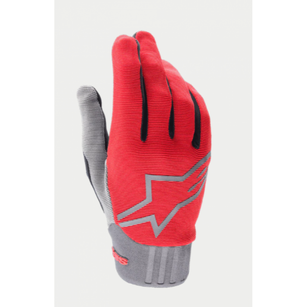 ALPINESTARS YOUTH A-DURA GLOVES RED FLUO   L