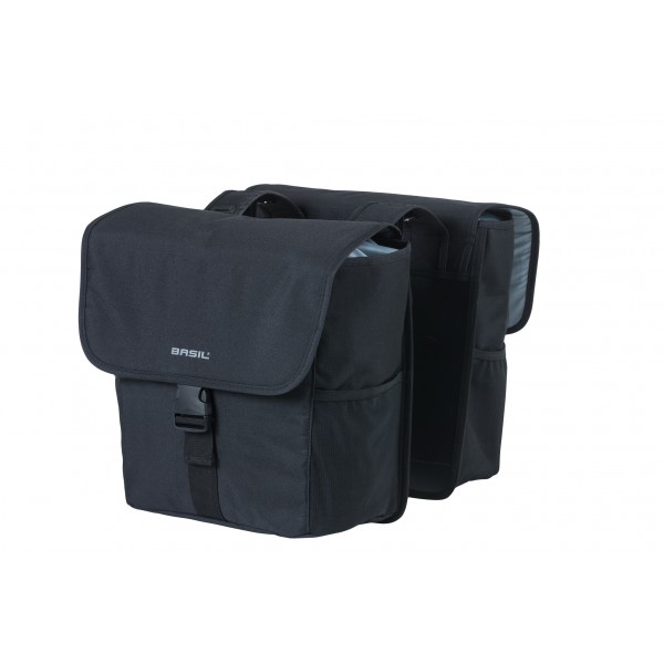 Basil Go Double Pannier Black/32L