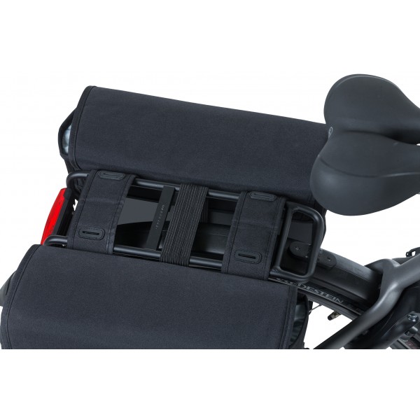 Basil Go Double Pannier Black/32L
