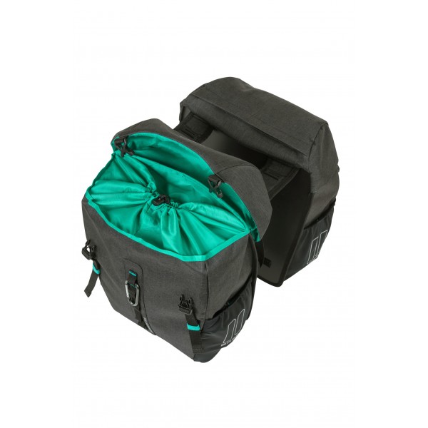 Basil Discovery 365D Double Pannier Black/18L