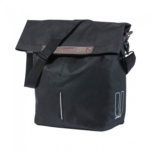 Basil City Shopper Pannier Black/14L