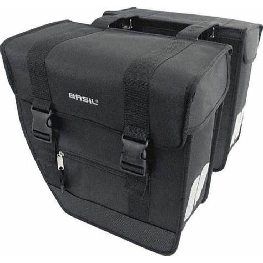 Basil Tour Waterproof XL Double Pannier Black/35L