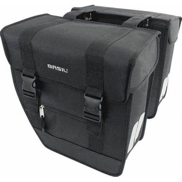 Basil Tour Waterproof XL Double Pannier Black/35L