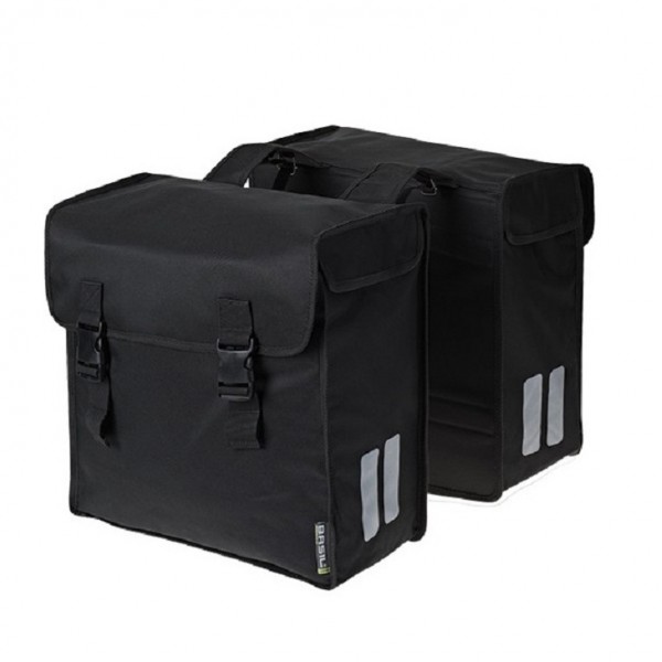 Basil Mara XXL Double Pannier Black/47L