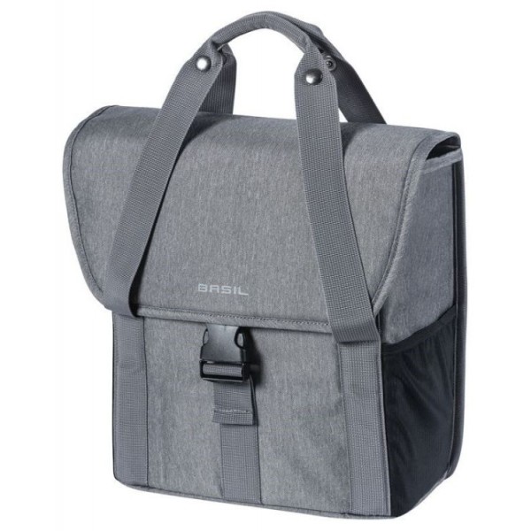Basil Go Single Bag 16L Grey