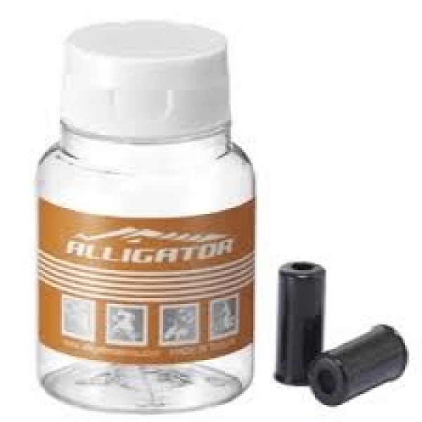 Alligator Brake Ferules 5mm Black (200pcs)