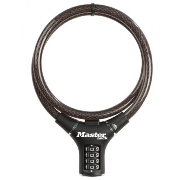 Master Lock 8229 Combi Lock 12mm x 90cm - Black