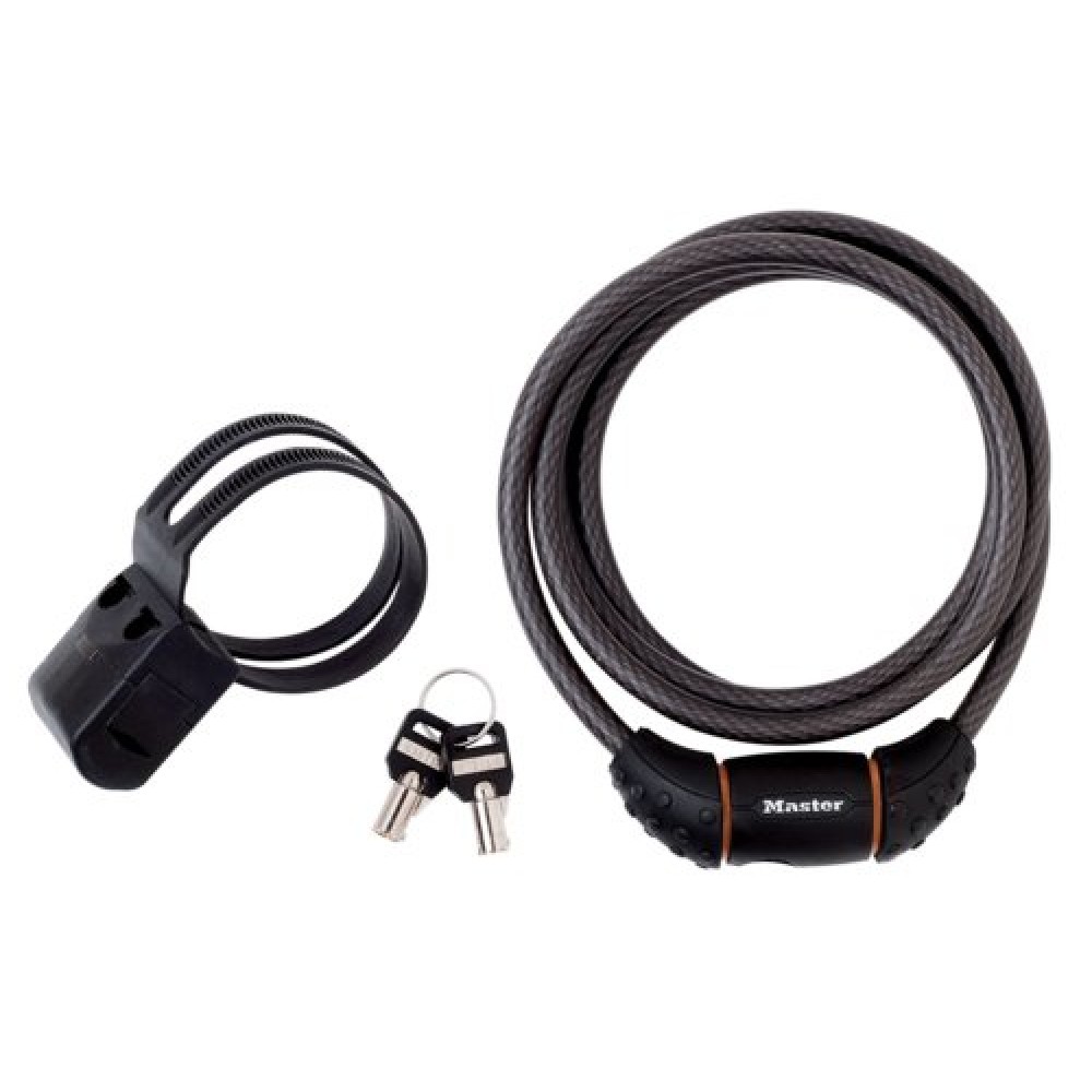 Master Lock 8130 Key Lock 10mm x 1.80m - Black