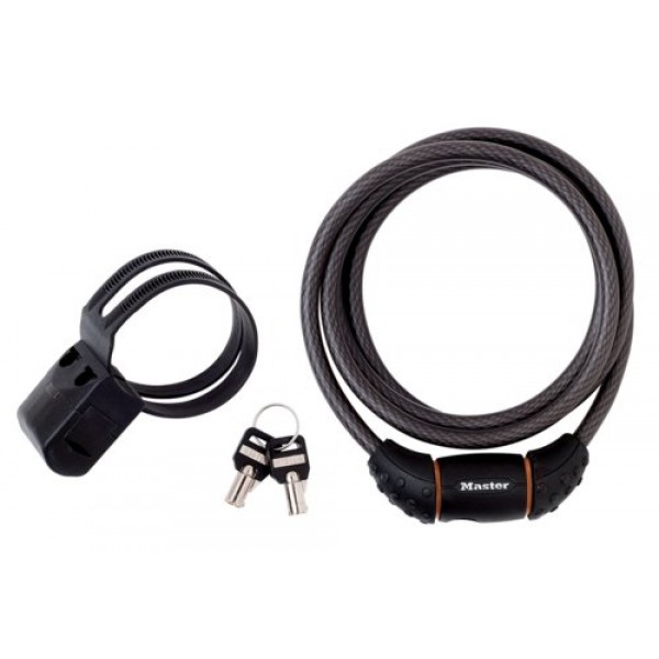 Master Lock 8130 Key Lock 10mm x 1.80m - Black
