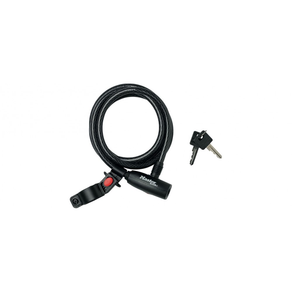 Master Lock 8232 Key Coil - Black