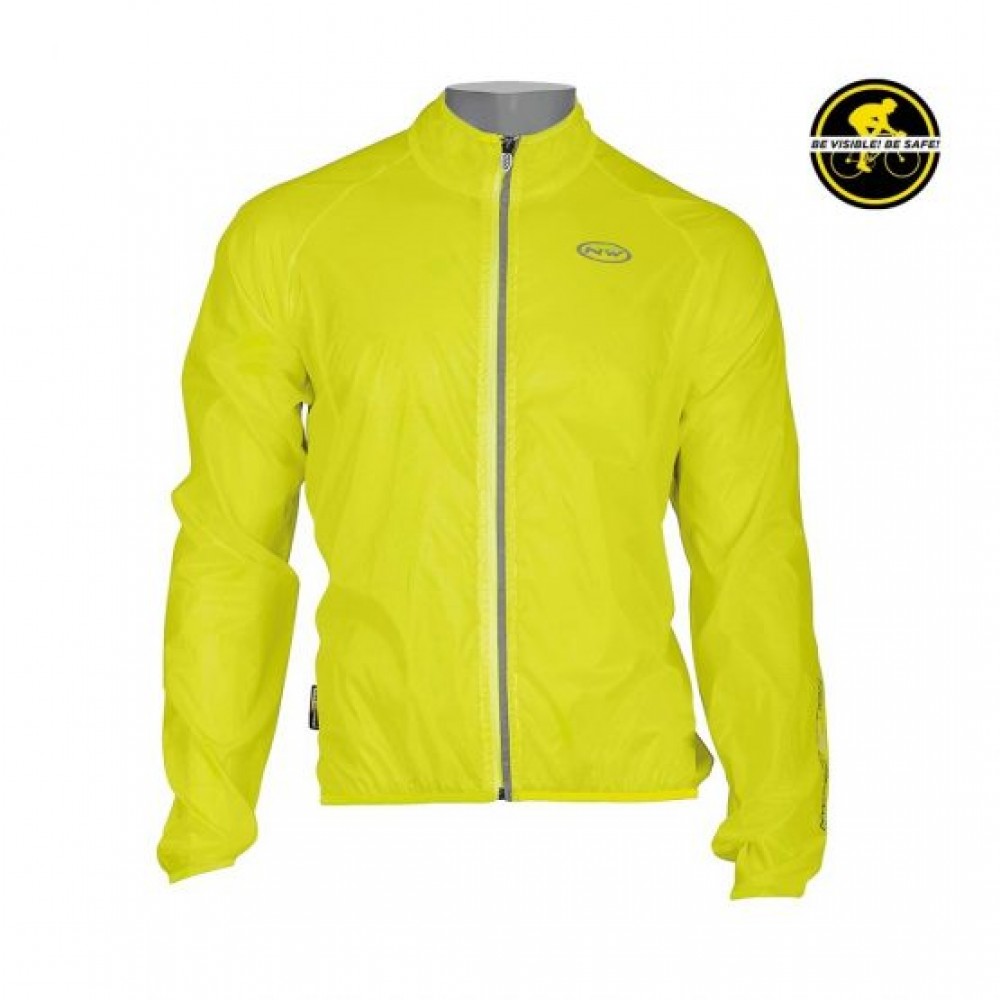 Northwave Vortex Rain Jacket Yellow M